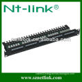 25 port black cat3 telephone patch panel